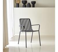 Gaby - Sillón de metal negro H 80 x B 56 x T 58 cm