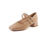 GABYLOU Diana Model - Sandals for Wide Feet - Width H - 4 cm Heel - Comfort - Elegant Summer Style for Sensitive Feet, marrón, 41 EU Large