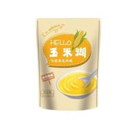 Gachas de maíz en polvo, 500 g - Gachas de avena integrales instantáneas for el desayuno, haga fácilmente sus propias gachas de maíz ricas
