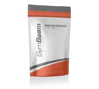 Gachas proteicas GymBeam con copos de avena, sabor fresa, 1000 g. Contienen 24 g de proteína por porción.