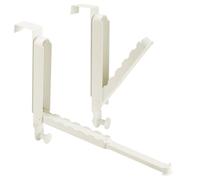 Gachiwar 2 piezas de perchero para puerta plegable, gancho para puerta plegable con 6 perchas y extensiones extraíbles, para colgar en puertas con un grosor de menos de 4,6 cm