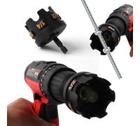 Gachiwar Llave combinada de carraca, adaptador de ranura con cremallera, accesorio para extracción rápida de ranura y perno, controlador hexagonal de ranura de 1/4", 3/8", 1/2" para racks de conducto