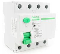 Gacia Disyuntor 100 A 10 kA 100 mA 4 P A - Interruptor Fi, interruptor diferencial, protección de corriente de 4 polos