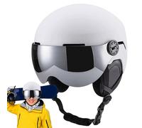 Gacqpli Casco De Esquí para Mujeres | Gorro Antigolpes con Gafas,Casco De Snowboard para Invierno Antiviento - para Hombres, Mujeres, Adultos, Snowboard, Esquí, Deportes Exterior E