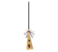 Gacqpli Escoba de bruja para Halloween, escoba de bruja flotante con mango desmontable, accesorios para disfraces de brujas para fiestas, disfraces de Halloween