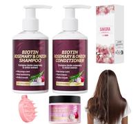 Gacqpli Juego de champú y acondicionador - Lavado nutritivo - Champú y acondicionador para el cabello dañado, para hombres para el salón La rutina matutina y el cuidado después del tratamiento de