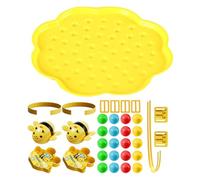 Gacqpli Juego de magnético con Cuerda e imán - Actividad de de Frijoles como Entretenimiento de Mesa, diversión de para niños, para niñas, Familia, hogar, Escuela, guardería