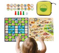 Gacqpli Juegos De Mesa Infantiles,Juegos De Mesa para Noches Familiares con Niños,Juguete Educativo De Aprendizaje Interactivo para Reuniones Viajes Vacaciones Avion Carretera Hogar - para Reuniones
