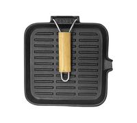 Gacqpli Sartén De Hierro Fundido,Plancha Para Cocinar - Sartén De Hierro Mineral Antiadherente Para Hornear Cocinar Parrilla Estufa Acampada Fogón Preparación Comidas Al Aire Libre
