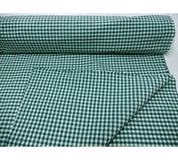 GADETEX Telas por metro,Tejido Vichy,Tela cuadros vichy (Cuadro pequeño 5x5 mm. Color Verde, 1,45 x2,80 m)