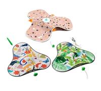 Gadget Recargable Para Gatitos: Avance De Movimiento Silencioso, Juguete De Estimulación Para Mascotas, Unidad De Participación En Actividades, Diversión De Persecución En Interiores | Juguete Silenci