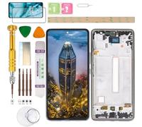 Gadget Troops Pantalla LCD (sin huellas dactilares) para Samsung Galaxy A53 5G SM-A536B/DS, A536B, A536U, A536U1, A536E, A536V, A536W, A536N, S536DL (negro)
