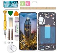 Gadget Troops Pantalla LCD (sin huellas dactilares) para Samsung Galaxy S23+ Plus SM-S916B/DS, S916B, S916U, S916U1, S916W, S916N, S9160, S916E, kit de repuesto de pantalla (negro)