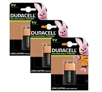 GadgetCenter BUN0054A - Pilas recargables 9V, pack de 3 unidades