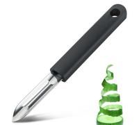 Gadgets Profesionales, Pelador de Patatas Pelapatatas Pelador de Verduras, Mango de Polipropileno Color Negro Cuchillo Mondador Pelapatatas, Hoja de Acero Inoxidable Mango de Polipropileno