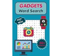 GADGETS Word Search Puzzle Book: Word Searches with Easy to Read Print about Gadgets, technology and More | 6x9 inches | 50+ Puzzles ... Gift for ... and Free Times (Modern Puzzle Collection)