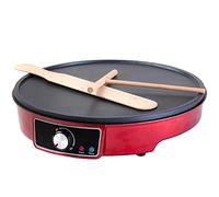 Gadgy Crepera Crêpes Maker 1000W - Ideal para Crêpes - Wraps y Bacón | Plancha Antiadherente de 30 cm con Temperatura Ajustable - Incluye Esparcidor y Espátula - Panqueques - Tortitas