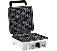 Gadgy Gofrera Profesional 1200W - Gofrera Blanca con Recubrimiento Antiadherente, Ideal para 2 Gofres de Bruselas, Indicador LED, Fácil de Usar y Limpieza Rápida, Perfecta para Desayunos.