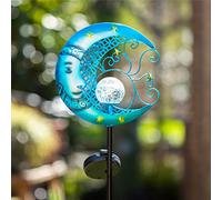 Gadgy luces solares de jardín al aire libre - Adornos de jardín al aire libre como luces de jardín - luz de luna luz solar de jardín - luces solares de jardín al aire libre resistente al agua