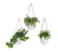 Gadgy Macetas Colgantes | Set di 3 Macetas para Colgar | Macetero Colgante | Maceteros Colgantes | Adornos para Cocina | Plantas Colgantes Interior | Decoracion terraza |Macetero Pared
