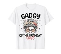 Gadgy of The Birthday Girl Messy Bun - Gafas de Sol Florales Camiseta