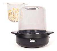 Gadgy Palomitero Premium 4.5L - Máquina de Palomitas 500W Negro Mate - Palomitera con Revestimiento Antiadherente y Varilla Mezcladora - Palomitero Eléctrico Ideal para Cine en Casa