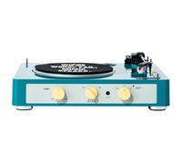 Gadhouse Brad Reproductor Grabadora Vintage 3-Speed? ?Turntable Built in Bluetooth, Altavoces estéreo, Toma de Auriculares, Entrada Auxiliar para Smartphone, Line out RCA Jacks Retro Green