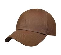 GADIEMKENSD Blank Baseball Cap Washed Cotton Hat for Men Women Unconstructed Soft Basic Hat Unisex Custom Items Plain Caps Dad Hats for Outdoor Sports Golf Running Hiking Coyote Brown