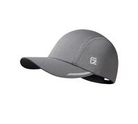 GADIEMKENSD Cooling Men’s Running Hat Performance Mesh Hat - Excellent Ventilation, Lightweight, Reflective Safety. Dark Gray