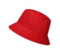 GADIEMKENSD Cotton Bucket Hat for Women Summer Beach Sun Protection Bucket Hats for Men Trendy Lightweight Packable Outdoor Travel Hat for Golf Hiking Fishing Camping Red