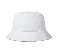 GADIEMKENSD Cotton Bucket Hat for Women Summer Beach Sun Protection Bucket Hats for Men Trendy Portable Outdoor Travel Hat for Golf Hiking Fishing Camping White