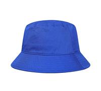 GADIEMKENSD Cotton Bucket Hat for Women Summer Beach Sun Protection Bucket Hats for Men Trendy Portable Outdoor Travel Hat for Golf Hiking Fishing Camping Royal Blue