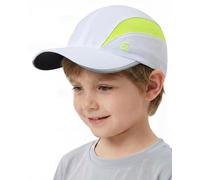 GADIEMKENSD Gorra de Béisbol de Alto Rendimiento para Niños | Banda para el Sudor Refrescante, Malla Transpirable, Diseño Reflectante Frontal y Trasero