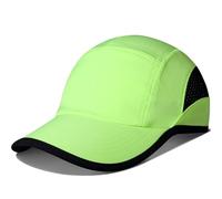 GADIEMKENSD Gorra de béisbol Lisa con Parche Bordado de Animales, Gorra para Correr con protección Solar, Gorra Deportiva Transpirable, Accesorios Deportivos, Verde Fluorescente