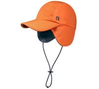 GADIEMKENSD Gorra de Invierno Impermeable para Hombres Gorra de béisbol con Solapas para Orejas Cuerda Reflectante Gorro Trapper cálido con Forro de vellón Gorro térmico para Caza Correr Naranja