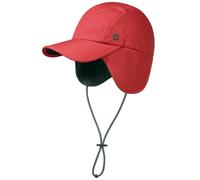 GADIEMKENSD Gorra de Invierno Impermeable para Hombres Gorra de béisbol con Solapas para Orejas Cuerda Reflectante Gorro Trapper cálido con Forro de vellón Gorro térmico para Caza Correr Rojo