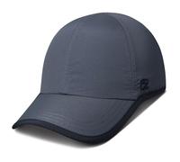 GADIEMKENSD Mens Hats Baseball Cap UPF 50+ Sun Quick Dry Lightweight Breathable Trucker Hat Outdoor Hiking Fishing Run Golf Sports Dad Mesh Hats Quick Drying A Go Running Hats for Women Men Dark Gray