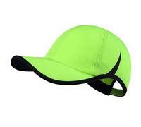 GADIEMKENSD Performance Run Hat Summer Cooling Hats for Womens Mens Golf Hat Breathable Adjustable Plain Dad Cap Sun Protection for Tennis Hiking Workout Gym Hunting Outdoor Fluorescent Green