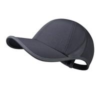GADIEMKENSD Performance Running Hat for Men Women Stretchy Dri Fit Baseball Cap with Breathable Vented Mesh Cooling Golf Dad Hat for Hiking Tennis Workout Gym Outdoor Sports, Dark Gray
