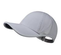 GADIEMKENSD Performance Running Hat for Men Women Stretchy Dri Fit Baseball Cap with Breathable Vented Mesh Cooling Golf Dad Hat for Hiking Tennis Workout Gym Outdoor Sports, Silver Gray