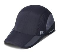 GADIEMKENSD Quick Dry Sports Hat Lightweight Breathable Soft Outdoor Run Cap (Improved, Black)