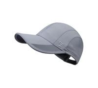 GADIEMKENSD Quick Dry Sports Hat UPF50+ Lightweight Breathable Soft Outdoor Running Cap Women Baseball Caps (Silver Gray, L)