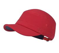 GADIEMKENSD Stretch Army Cap Sport Military Style Sun Hat for Men Women Tripper Cap Summer Cooling Travel Hiking Tactical Cadet Hat Dad Hats Breathable Flat Top Short Bill Corps Hat Red