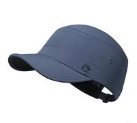 GADIEMKENSD Stretch Army Cap Sport Military Style Sun Hat for Men Women Tripper Cap Summer Cooling Travel Hiking Tactical Cadet Hat Dad Hats Breathable Flat Top Short Bill Corps Hat Navy