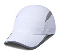 GADIEMKENSD Womens Hats Baseball Cap UPF 50+ Sun Quick Dry Lightweight Breathable Reflective Trucker Hat Outdoor Hiking Fishing Run Golf Sports A Dad Mesh Hats Running Hat Ponytail for Women White XL