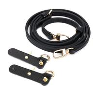 GADITIEK Correa para Longchamp Mini-Correa Bolso Bandolera, Diseño de Correa con Hebilla Ajustable sin Perforaciones (Negro-2, 0.9CM)