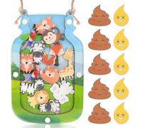 GADITIEK Tabla De Recompensas para Niños, Potty Training Recompensas, Responsabilidad Motivadora, Quehaceres Recompensas, Aula Tarro De Recompensas para Chico Chica Alumno (Animal)