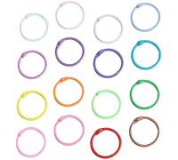 Gadpiparty 1 Juego Anillos De Encuadernación Reutilizables Multi Funcionales Para Claves Y Libros Accesorios Prácticos Para Oficina Y Escuela Resistente Y Surtido 50 Piezas