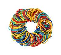 Gadpiparty 1 juego Bandas de Goma Coloridas Elásticas Versátiles para Doméstico Oficina y Manualidades Diámetro Grosor