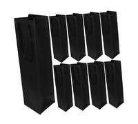 Gadpiparty 1 Juego Bolsa De Papel De Vino Tinto Bolsa para Guardar Botellas Bolsas De para Botellas De Vino Bolsas De Botellas De Vino para Portador De Vino Negro 12 Piezas